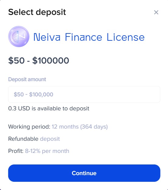 Инвестиционный план проекта Neiva Инвестиционный план проекта Neiva
