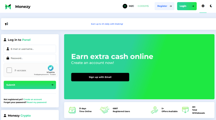 Обзор проекта Monezy